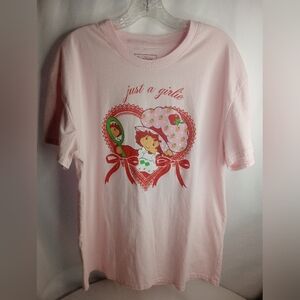 *Strawberry Shortcake Just A Girlie Pink Shirt